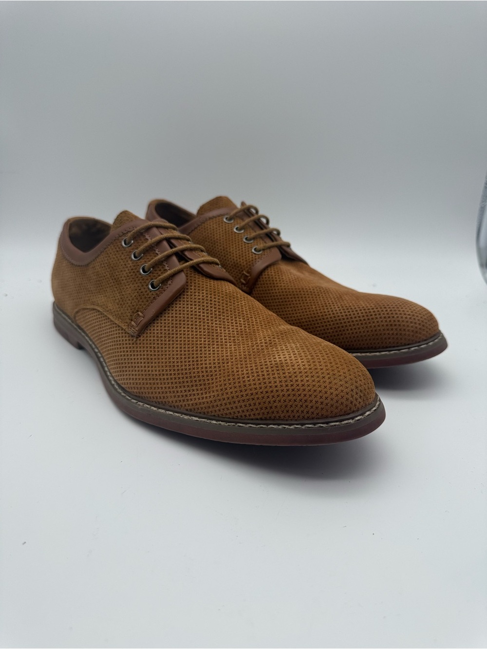 BRAND NEW Joe's Walkers Men JFE319D68 Derby Oxfords Suede Tan Sz 10.5